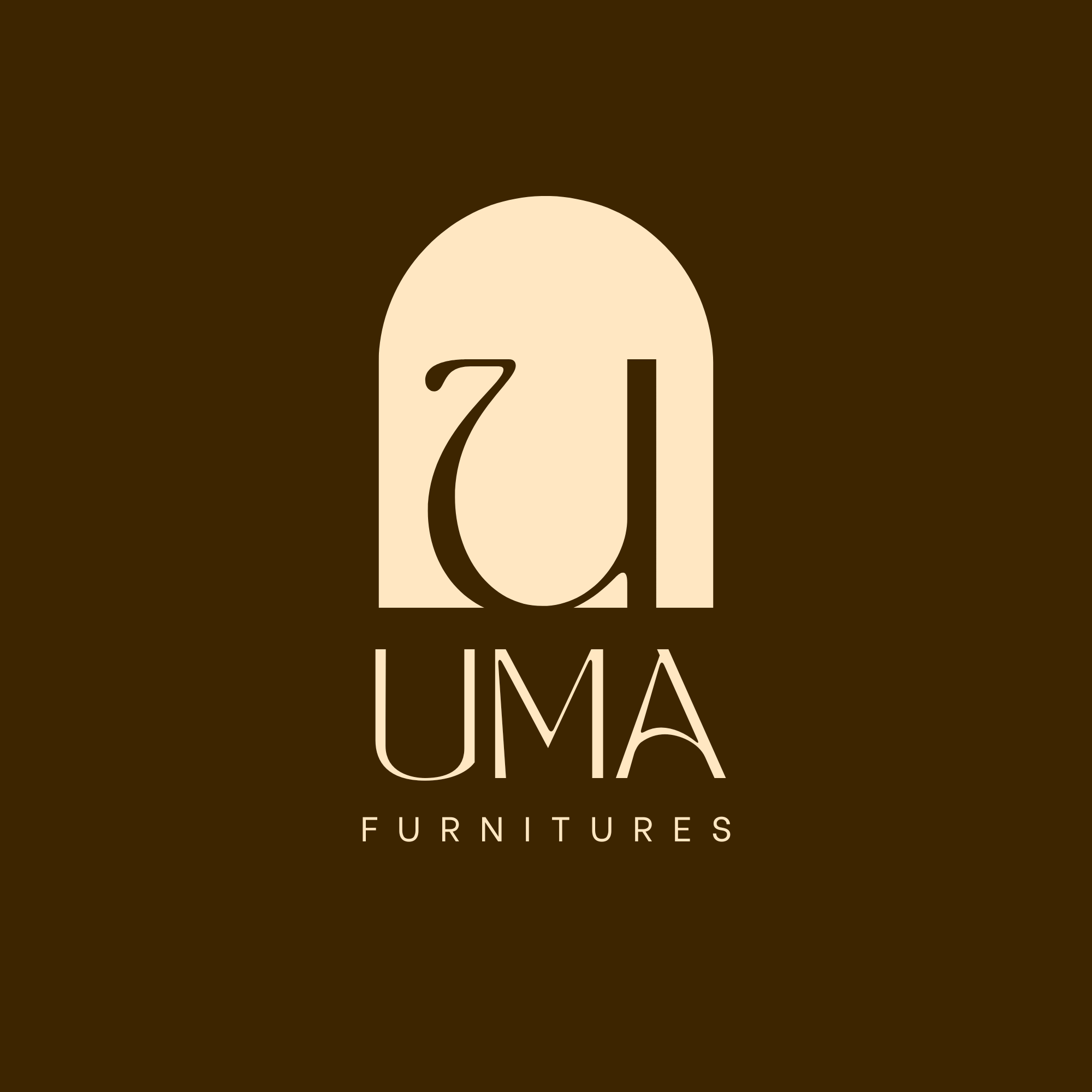 furniture shop logo in green brown clean minimalist style (3)
